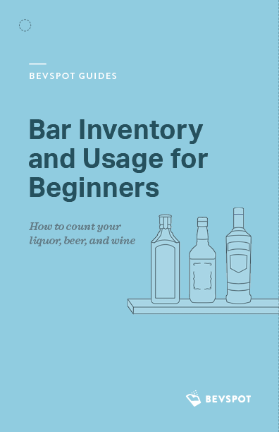 The cover for 'Bar Inventory and Usage for Beginners'